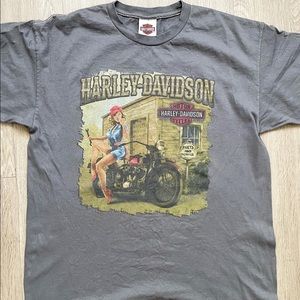 Harley Davidson World, Oklahoma City vintage Tee- Size small men